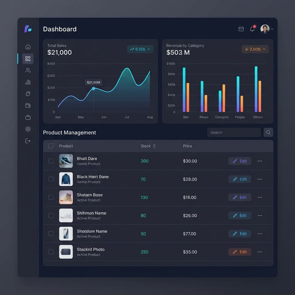 ShopMaster Dashboard